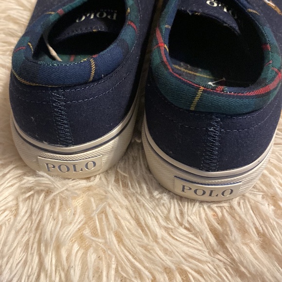 BRAND NEW TRIED ON NEVER WORN CANVAS POLO SNEAKERS size 10 - Picture 5 of 5